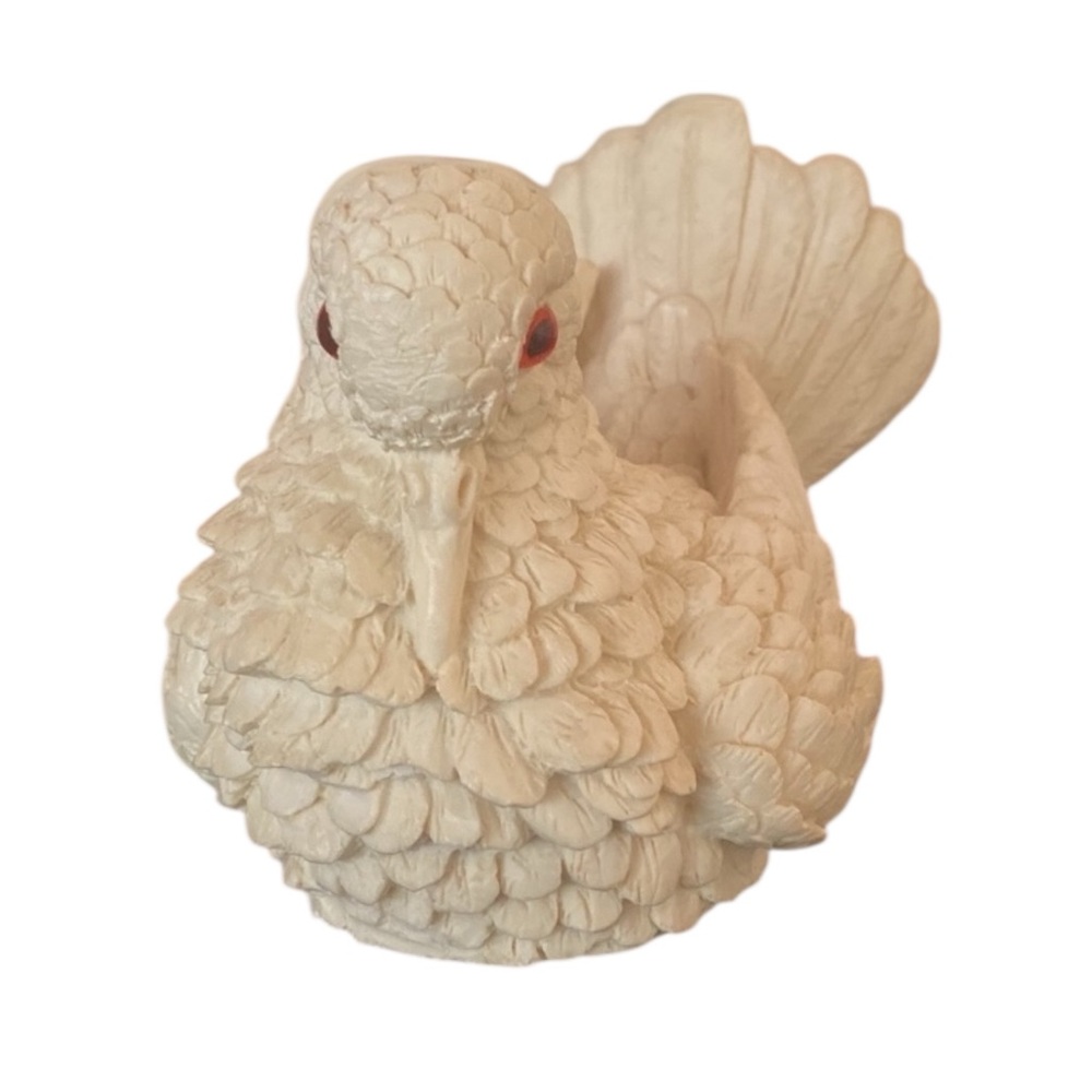 Ivory Dove Hard Resin Sculpture